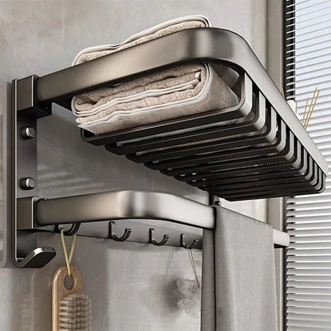 [Llevá 2 Pagá 1] Organizador de Baño Multifuncional de Acero Inoxidable con Instalación por Sellado al Vacío +REGALO: 2 Soportes de Baño